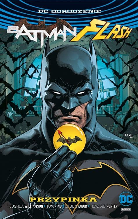 Batman/Flash. Przypinka