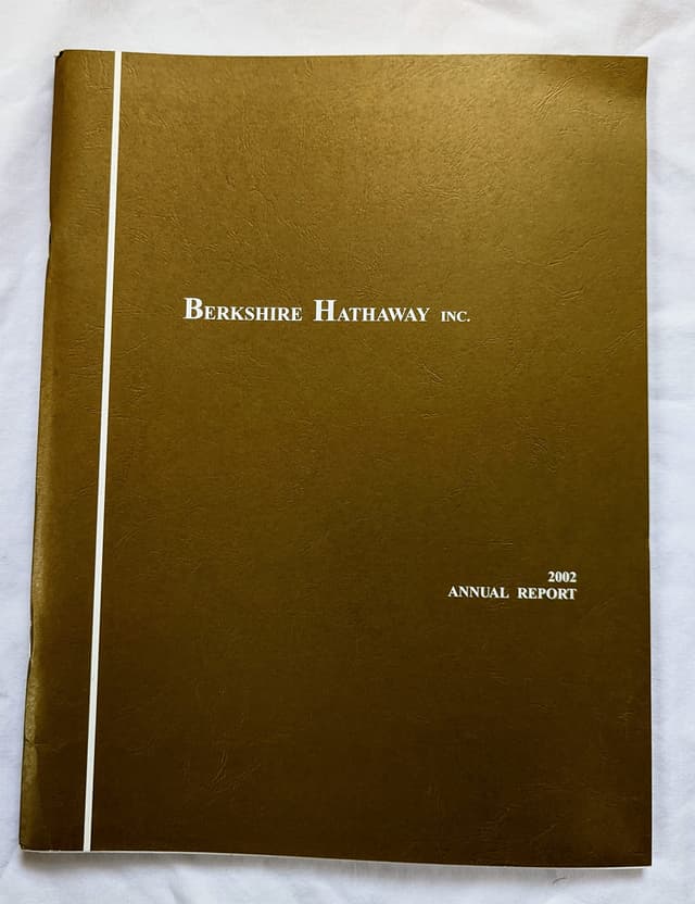 Berkshire Hathaway Annual Report 2002