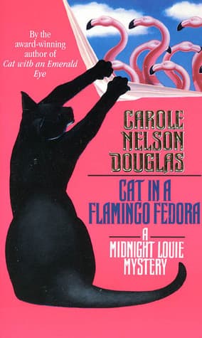 Cat in a Flamingo Fedora