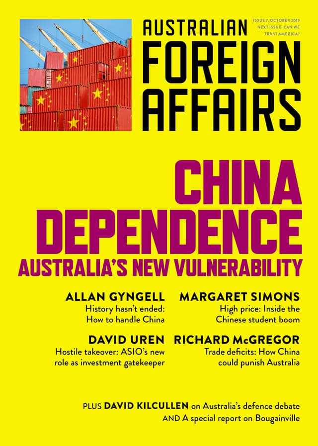 China Dependence: Australia's New Vulnerability