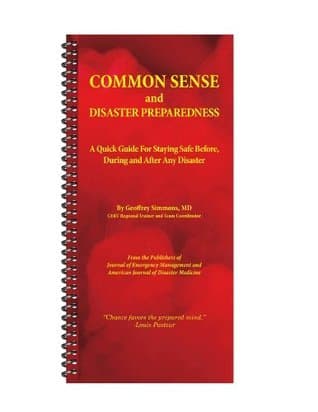 Common Sense and Disaster Preparedness