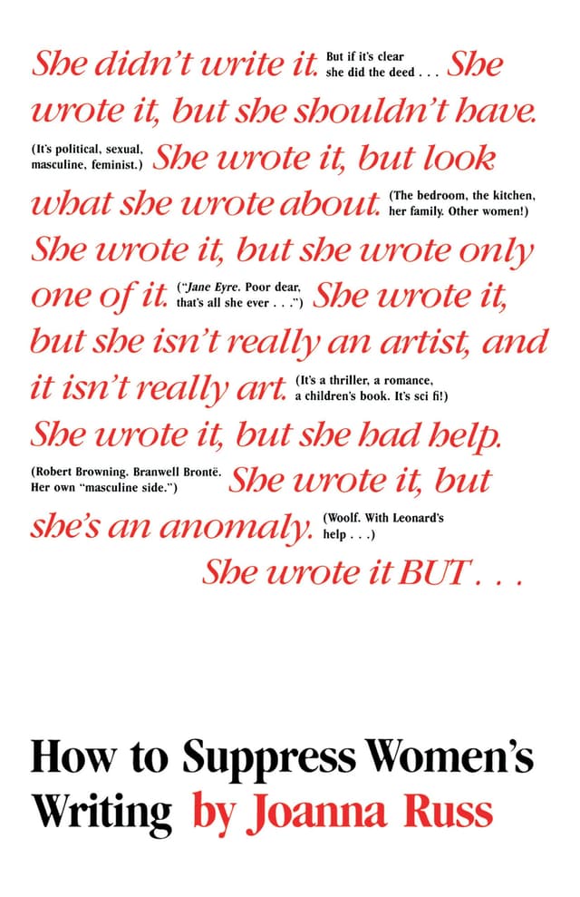How to Suppress Women's Writing