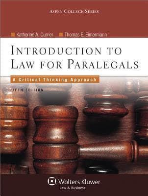 Introduction to Law for Paralegals