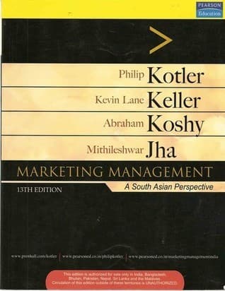Marketing Management: A South Asian Perspective