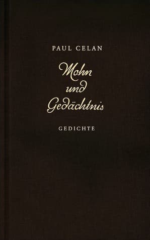 Mohn und Ged?chtnis by Paul Celan (2012-11-09)