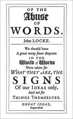 Of the Abuse of Words