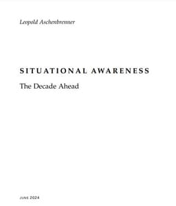Situational Awareness: The Decade Ahead