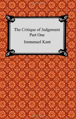 The Critique of Aesthetic Judgement