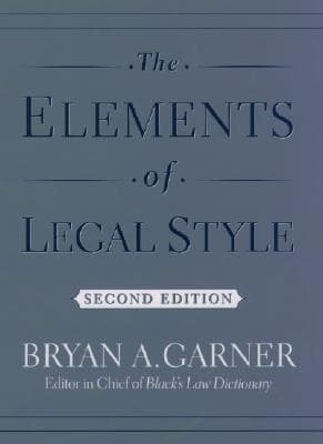 The Elements of Legal Style