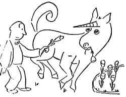 The Unicorn in the Garden
