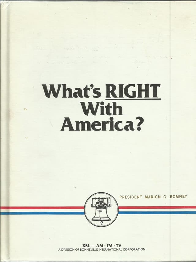 What's Right With America?