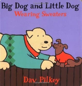 Big Dog and Little Dog Wearing Sweaters