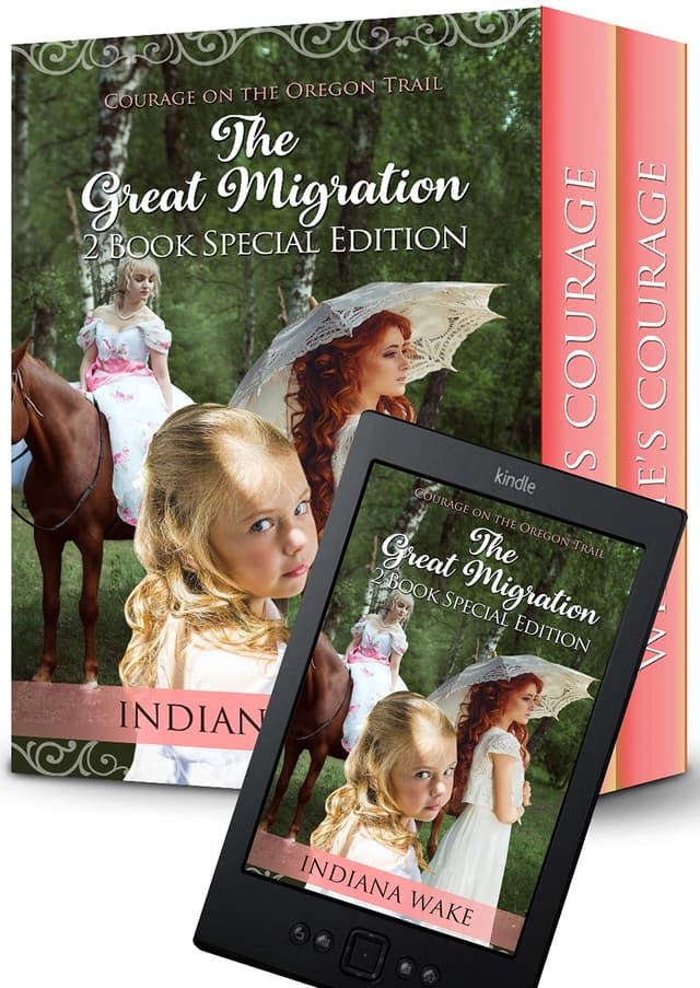 Courage on the Oregon Trail: The Great Migration 2 Book Special Edition: Grace's Courage and Winnies Courage