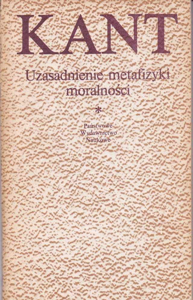 Uzasadnienie metafizyki moralności