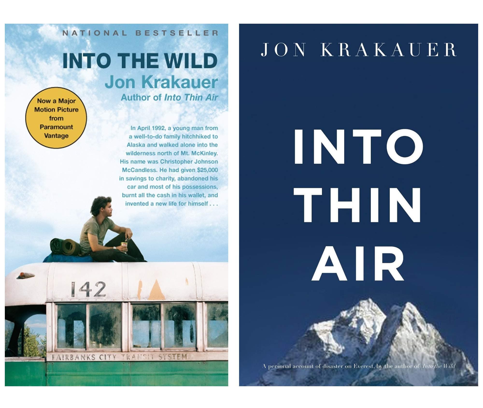 Into the Wild / Into Thin Air: A Personal Account of the Everest Disaster