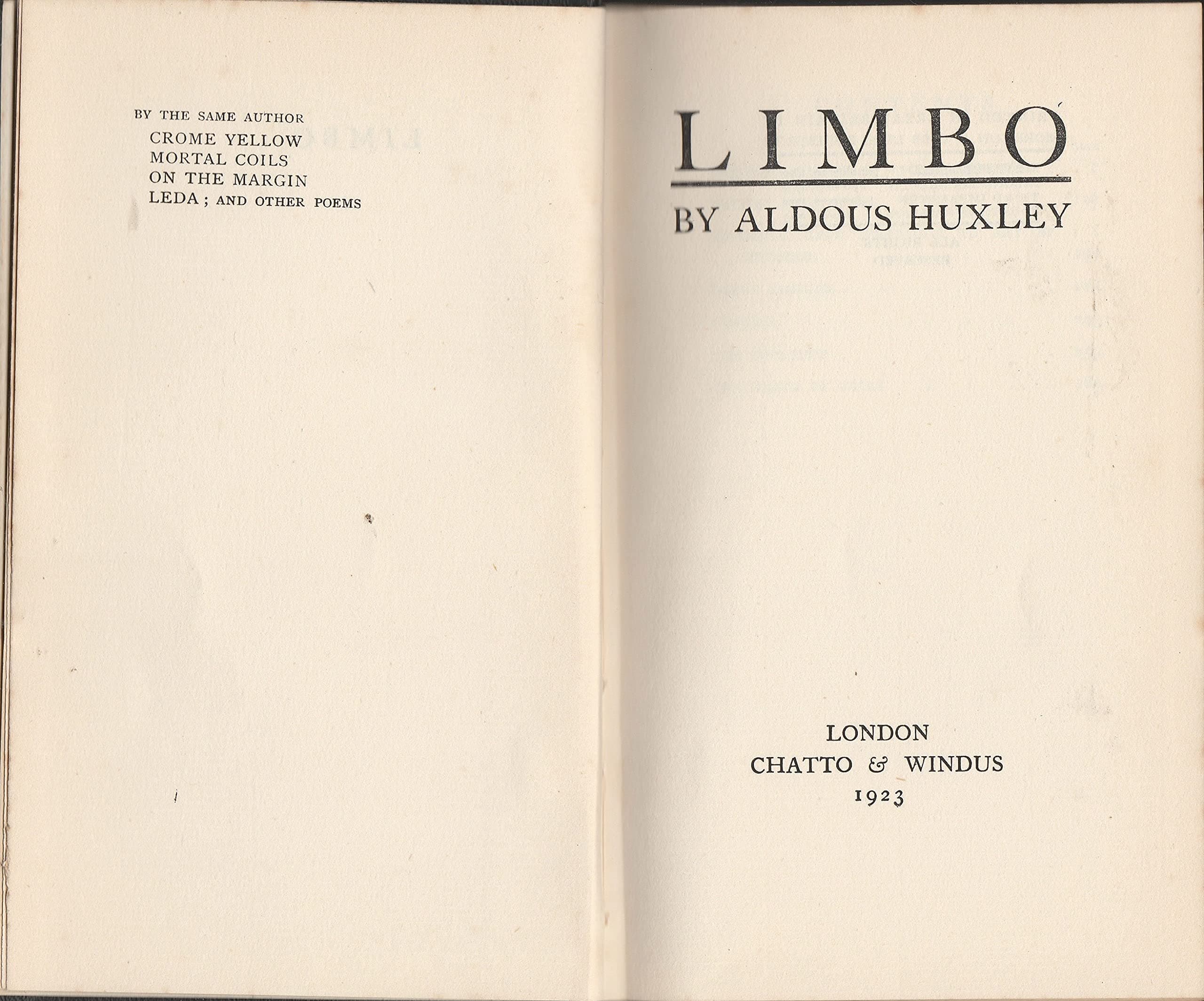Limbo: Six Stories and a Play