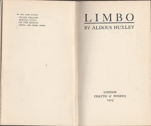 Limbo: Six Stories and a Play