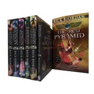Percy Jackson 5 Books Collection and the Demigod Files / the Red Pyramid