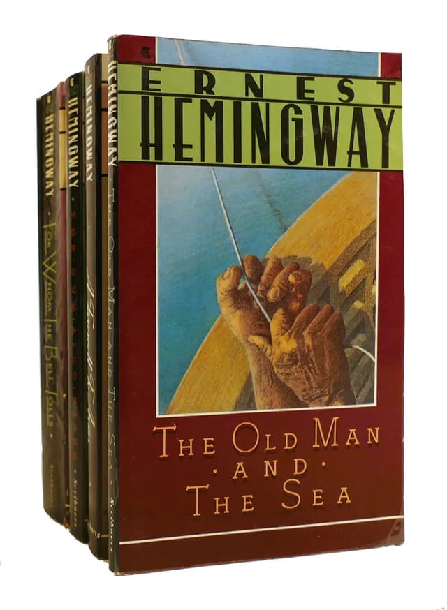 The Old Man and the Sea/The Sun Also Rises/A Farewell to Arms/For Whom the Bell Tolls
