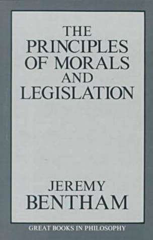 The Principles of Morals and Legislation